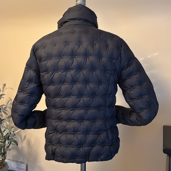 The North Face Holladown Crop Black Puffer Jacket M Quilted - Picture 5 of 11